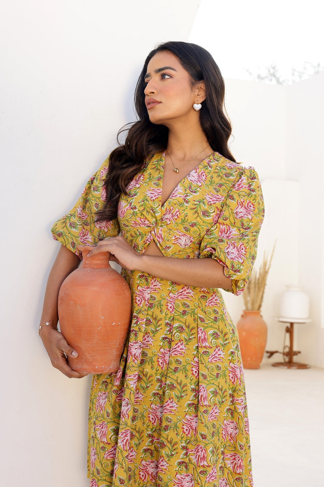 Ophelia - Yellow | Skater Dress