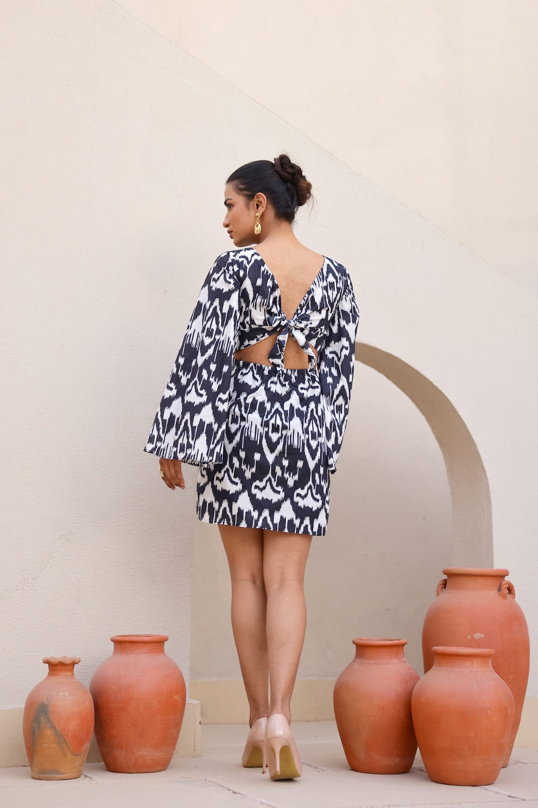 Evelyn-Raven in the Moonlight | Black Tie Mini Dress
