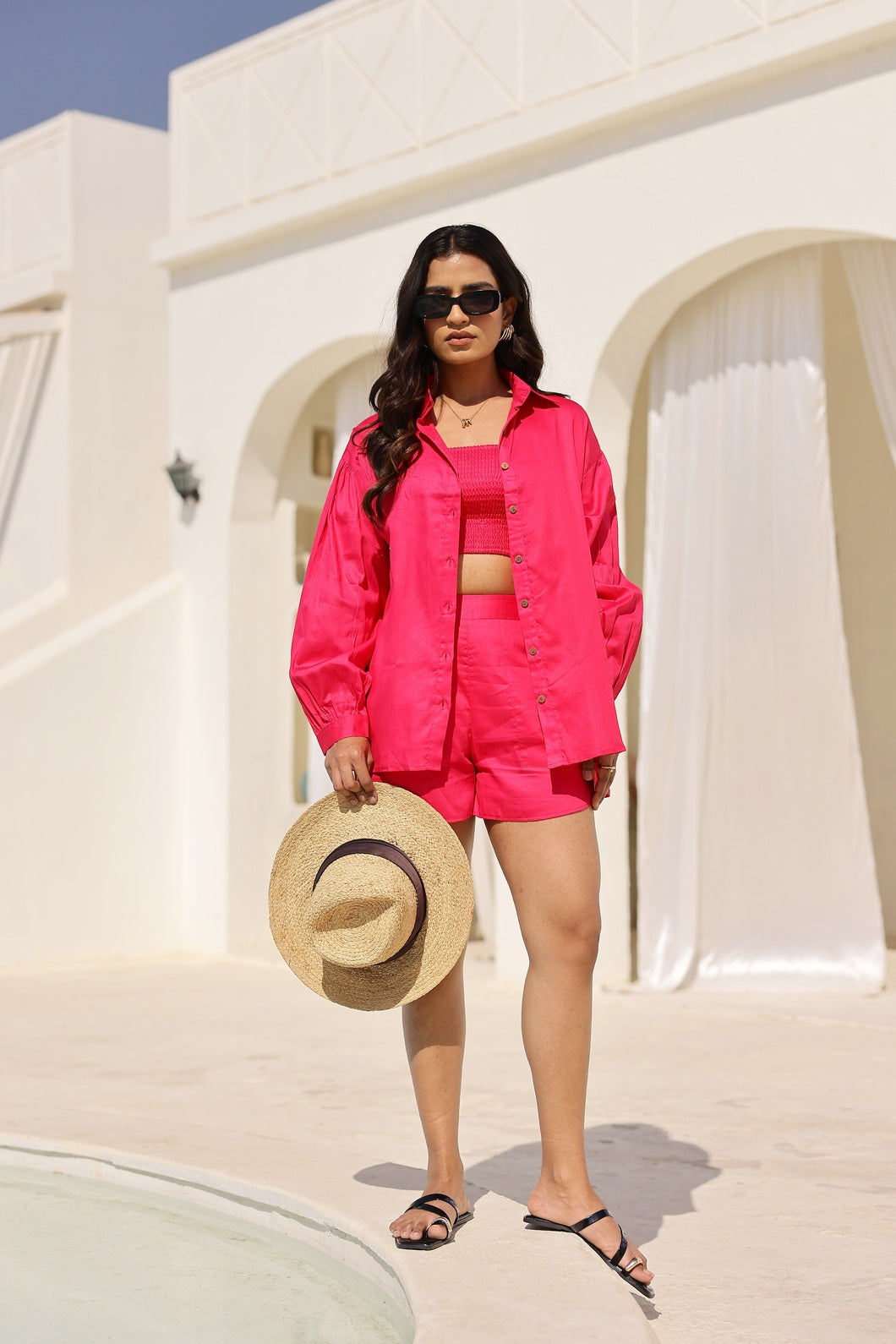 Elara Coordinate- Hot Pink (Set of 3)