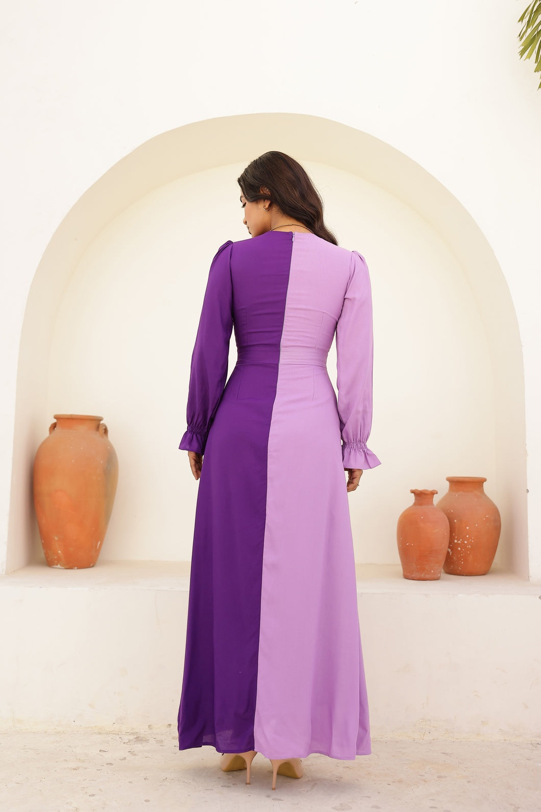 Colour Duet - Purple Eclipse | Maxi Dress