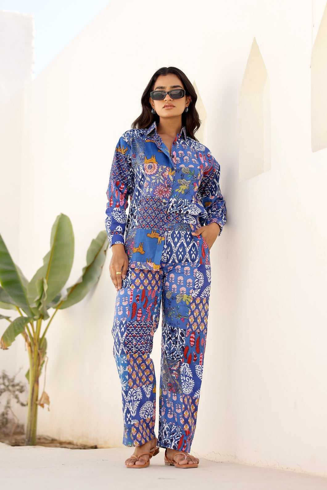Sage- Savanna Spirit Co-ord (Blue)