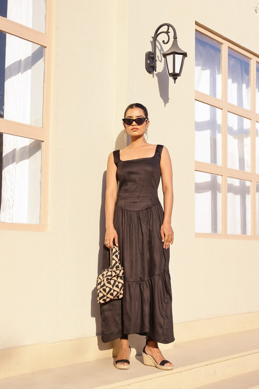 The Duchess - Lady of the Dark Knight |Drop waist maxi dress