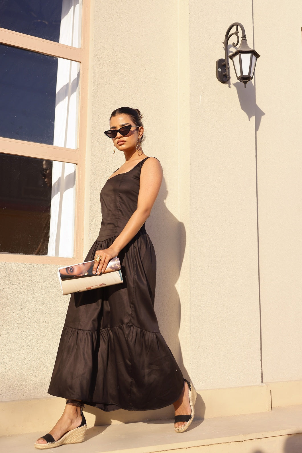 The Duchess - Lady of the Dark Knight |Drop waist maxi dress