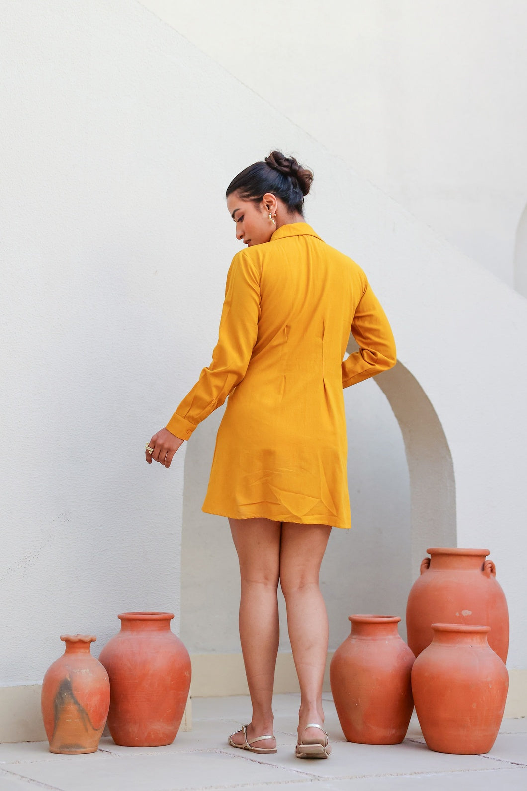 Anora- Sunflower Shine | Shirt Dress