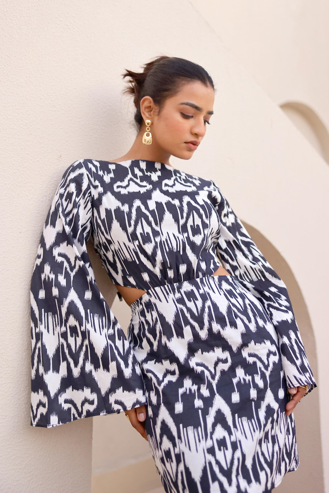 Evelyn-Raven in the Moonlight | Black Tie Mini Dress